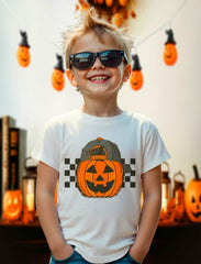 AUTUMN Boy's YWAGK Pumpkin T-Shirt - Size 7-8 Years