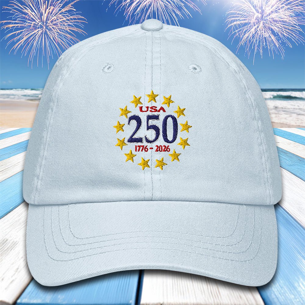Women's 'USA 250' Anniversary Pastel Baseball Hat