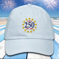 Women's 'USA 250' Anniversary Pastel Baseball Hat