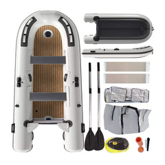 10 Foot Portable Inflatable Dinghy Boat Kit with Accessories