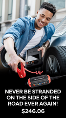 Car Emergency Start Power Supply/Tire Inflater All-In-One