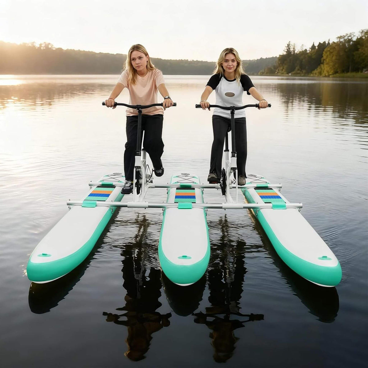 2-Person Inflatable Water Bike (SAK95621)