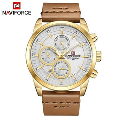 Men's Watch with Fluorescent Hands & Numbers - 30m