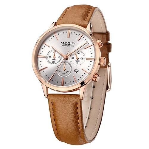 Women's Stainless Steel Chronograph Watch - 30m