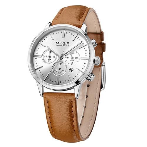 Women's Stainless Steel Chronograph Watch - 30m