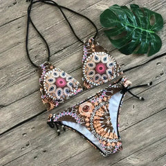 Women's Push Up Two-Piece Bikini Swimsuit