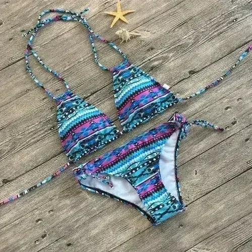 Women's Push Up Two-Piece Bikini Swimsuit