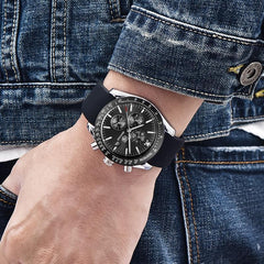 Men's Stainless Steel Chronograph Watch - 30m