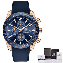 Men's Stainless Steel Chronograph Watch - 30m