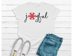 CHRISTMAS Unisex Kid's/Adult's 'Joyful' T-Shirt