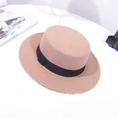 Women's Flat Top Big Brim Hat