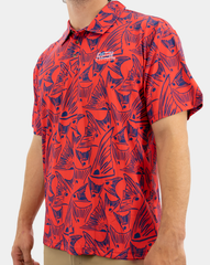 Men's 'Redfish, White, Blue' Polo