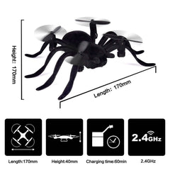 DailySale Remote Control Spider Quadcopter Toy Drone