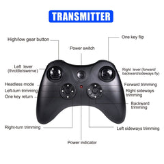 DailySale Remote Control Spider Quadcopter Toy Drone