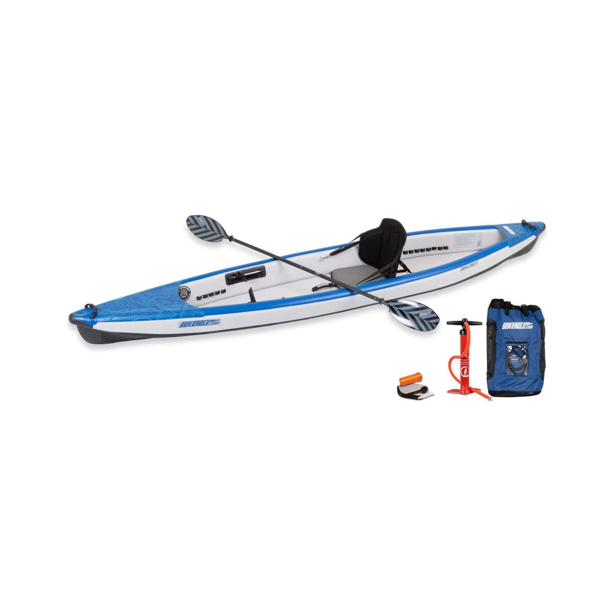 12 Foot Sea Eagle Boats | 393RL RazorLite 1-Person Inflatable Lightweight Kayak with Adjustable Footrests