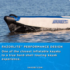 15 Foot Sea Eagle Boats | 473RL RazorLite 2-Person Inflatable Kayak with Adjustable Footrests