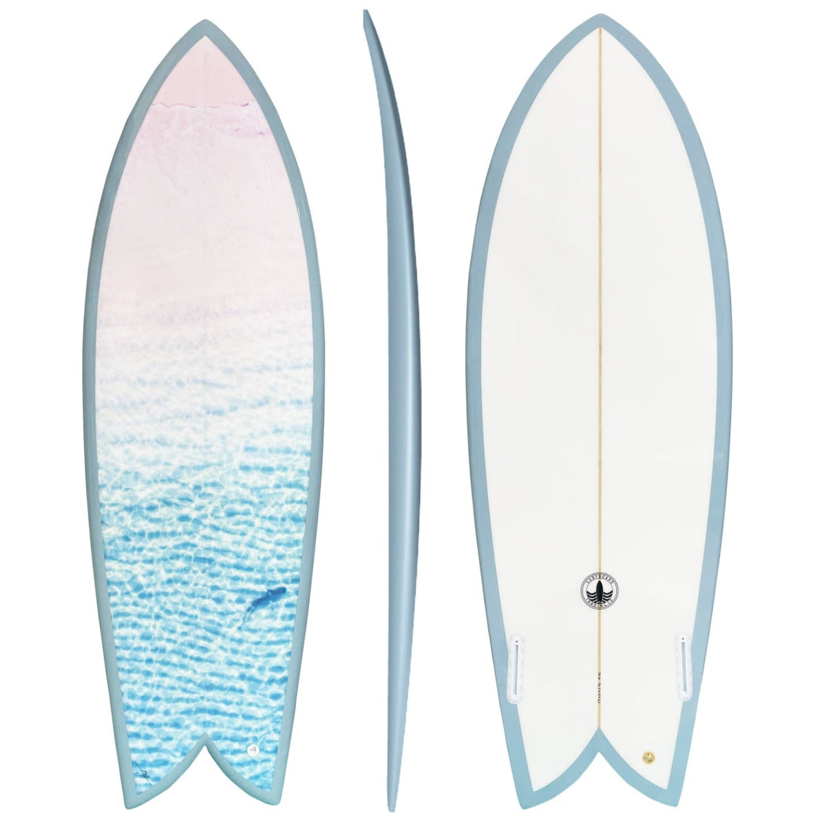Sharky Shoreline by Ben Hicks – Limited Edition Surfboard Art