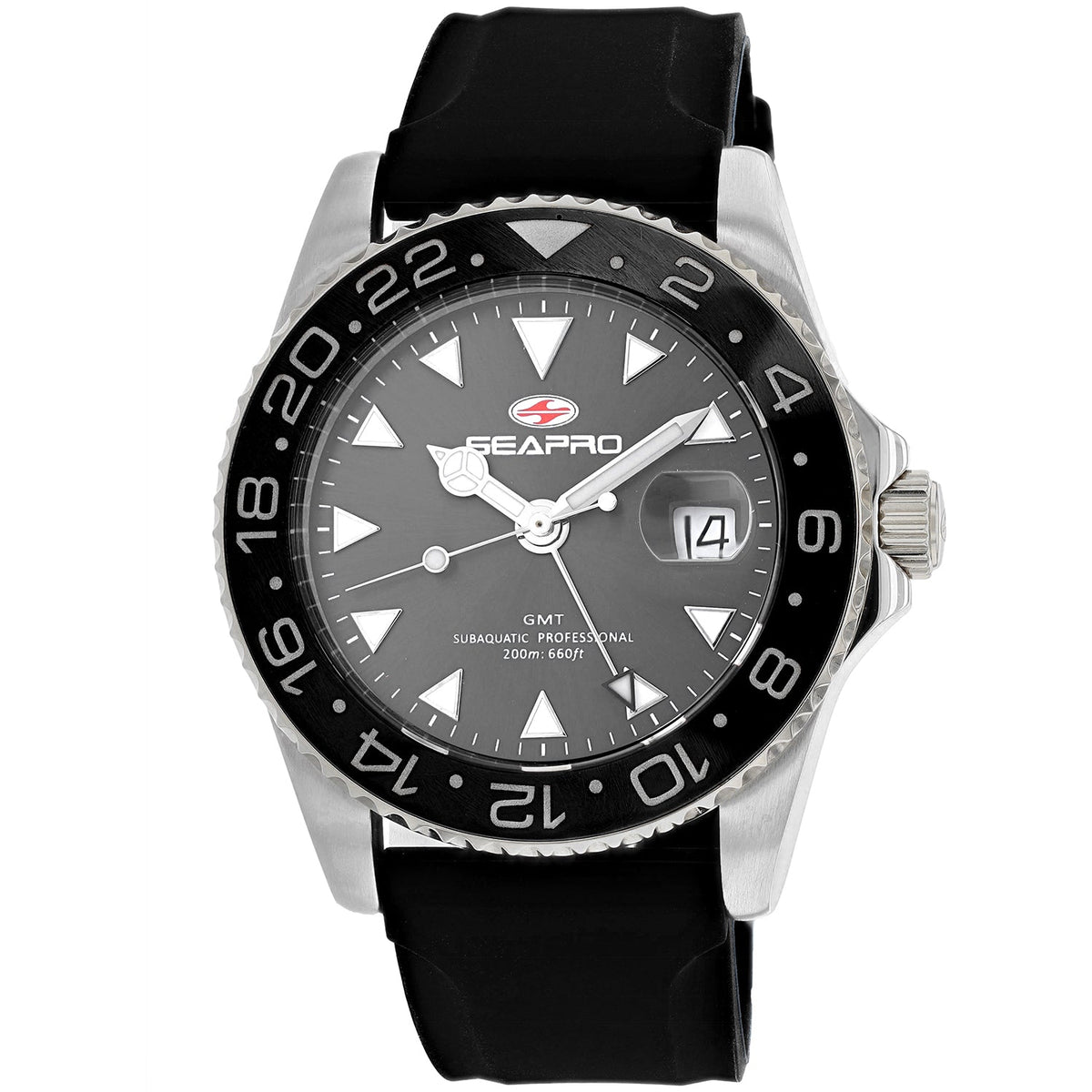Seapro Men's Agent GMT - Grey Dial - 200m