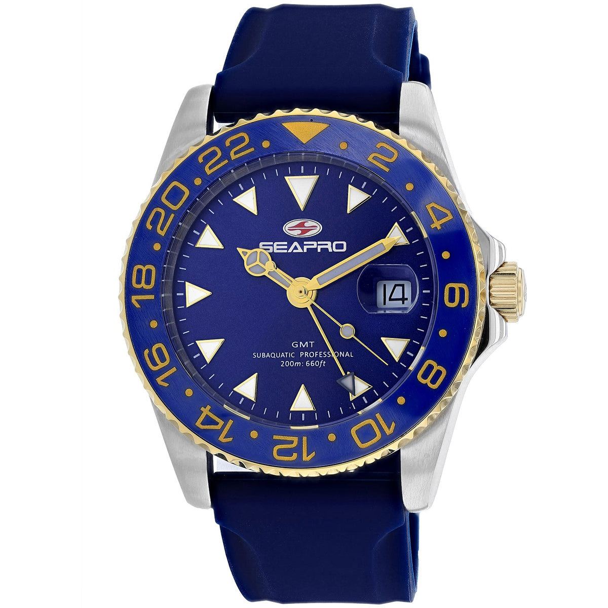 Seapro Men's Agent GMT - Blue Dial - 200m