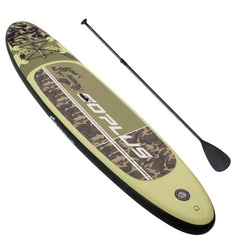 11 Foot Inflatable Standing Board Surfboard with Bag and Paddle