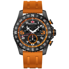 Seapro Men's Gallantry - Black Dial/Case, Orange Strap - 100m