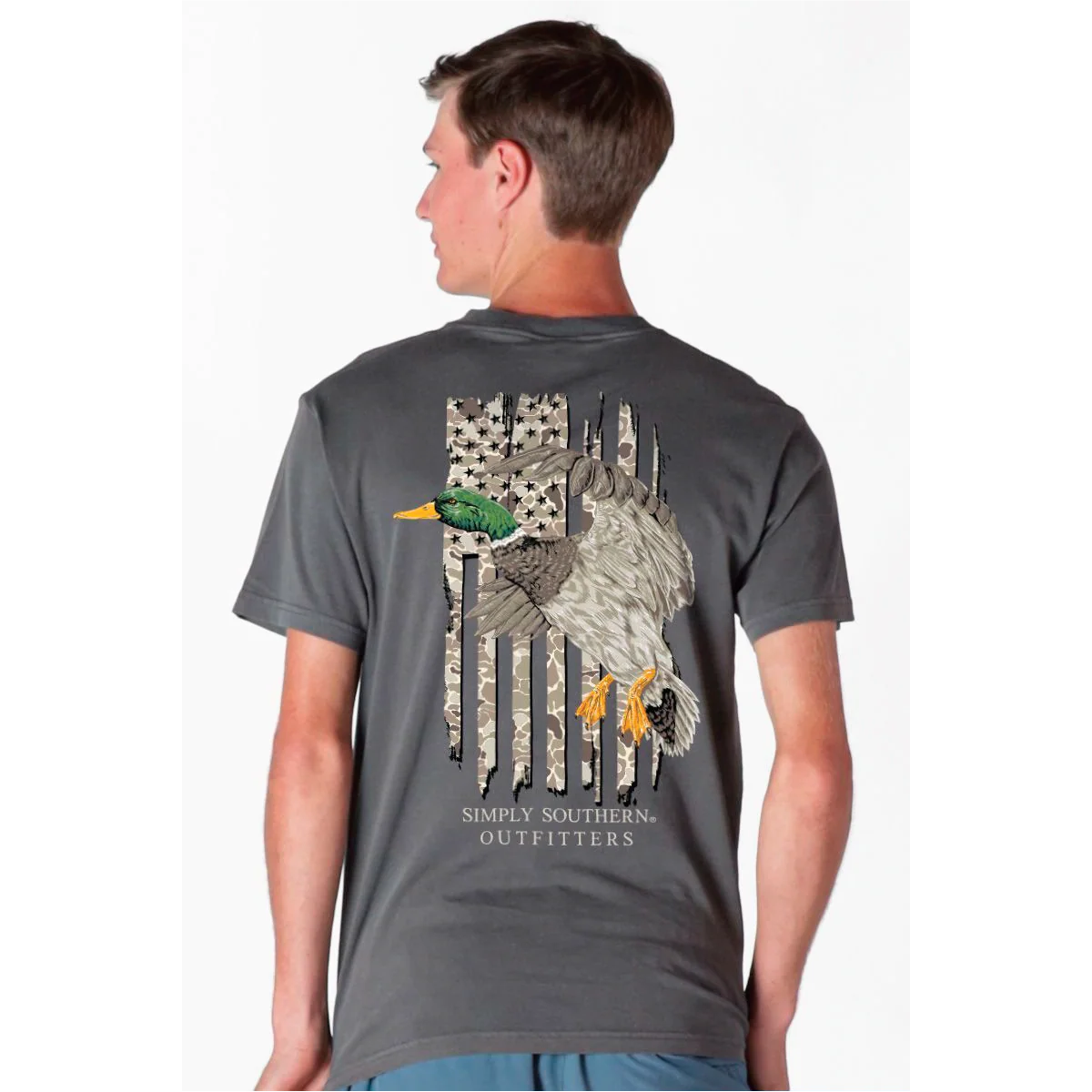 Unisex Adult's Simply Southern® Duck Camo T-Shirt