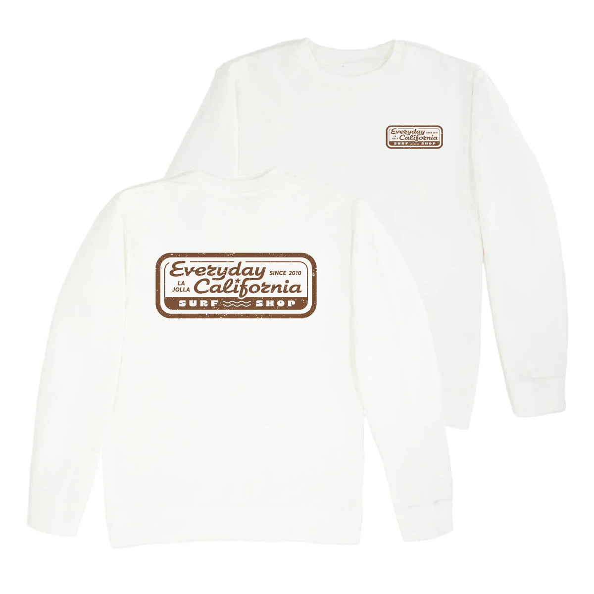 Everyday California Women's 'Surf Shop' Crewneck Sweatshirt