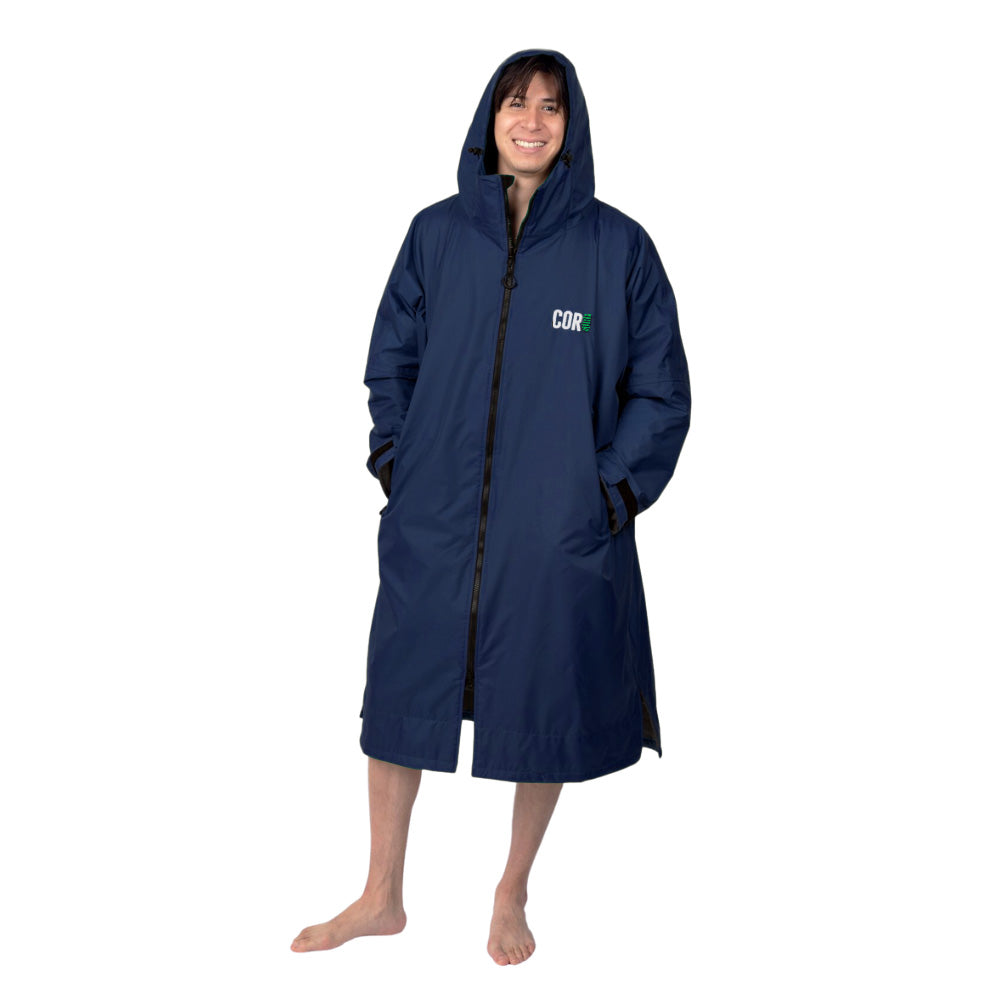 Kid's/Adult's XXS - Medium Waterproof Swim Parka - Navy