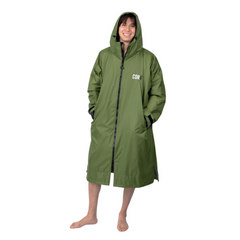Kid's/Adult's XXS - Large Waterproof Swim Parka - Green