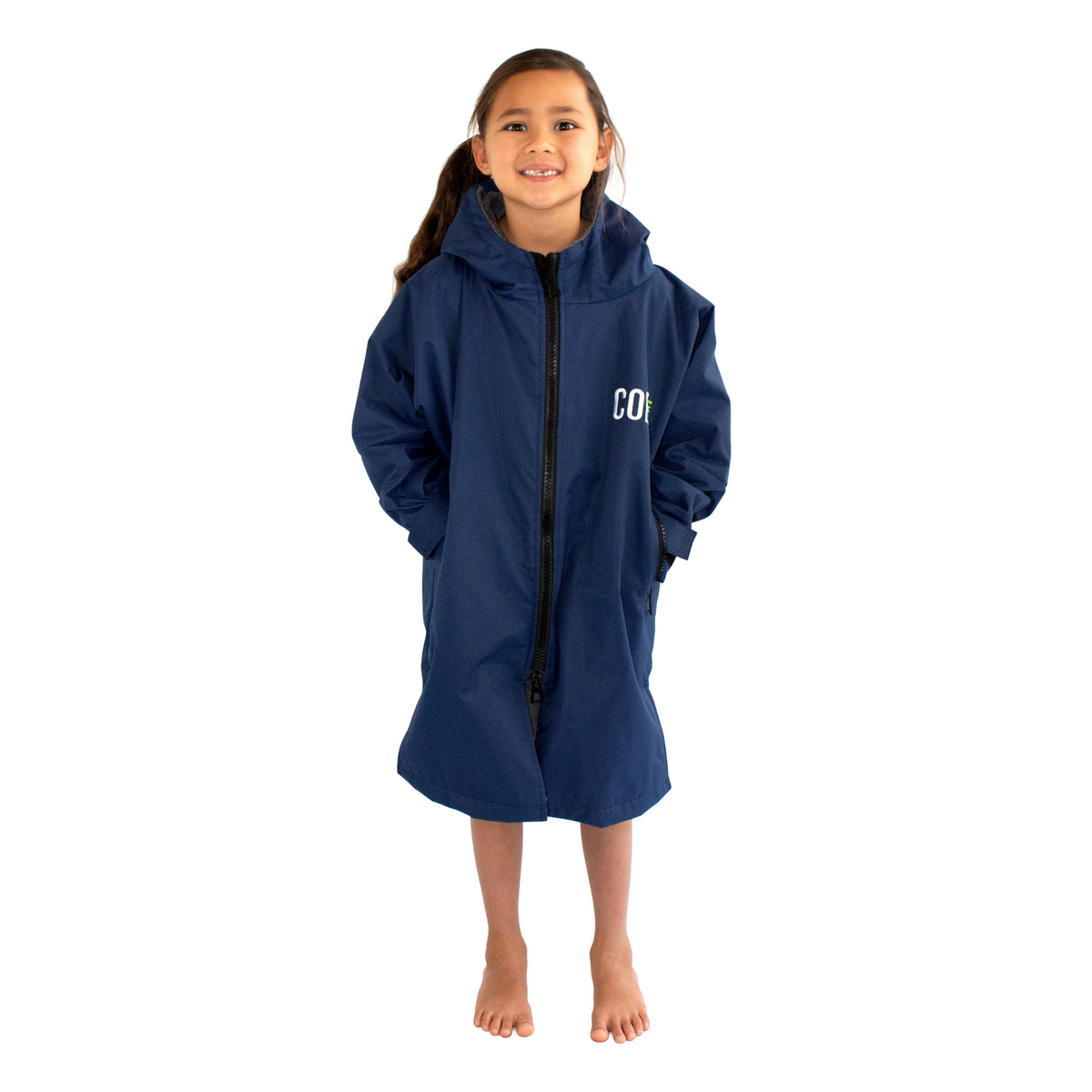 Kid's/Adult's XXS - Medium Waterproof Swim Parka - Navy