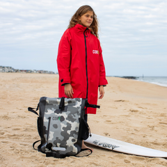 Kid's/Adult's XS - Large Waterproof Swim Parka - Red