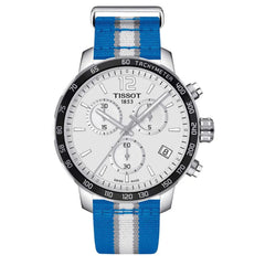 Tissot Men's Quickster - White Dial, White/Blue Strap - 100m
