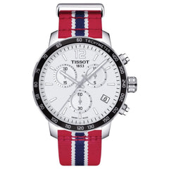 Tissot Men's Quickster - White Dial, Red/White/Blue Strap - 100m