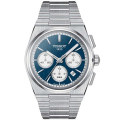 Tissot Men's PRX Automatic Chronograph - Blue Dial - 100m