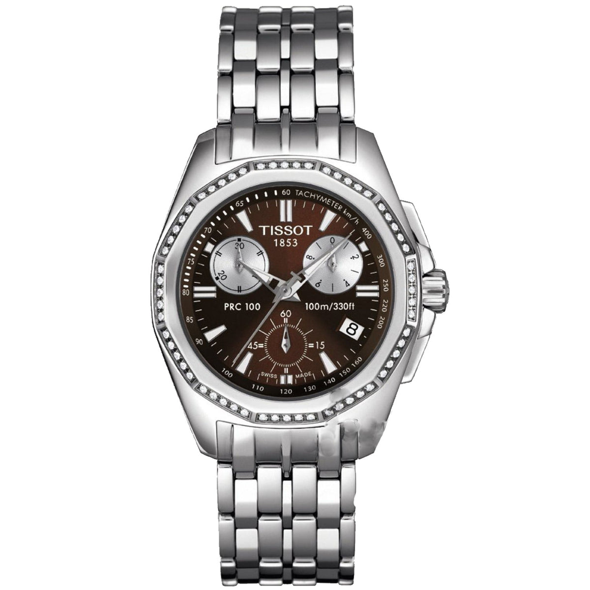 Tissot Women's PRC 100 T-Sport - Brown Dial - 100m