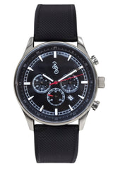 Beyond Boring Watch Company Men's Sport Chronograph - Black Dial - 100m