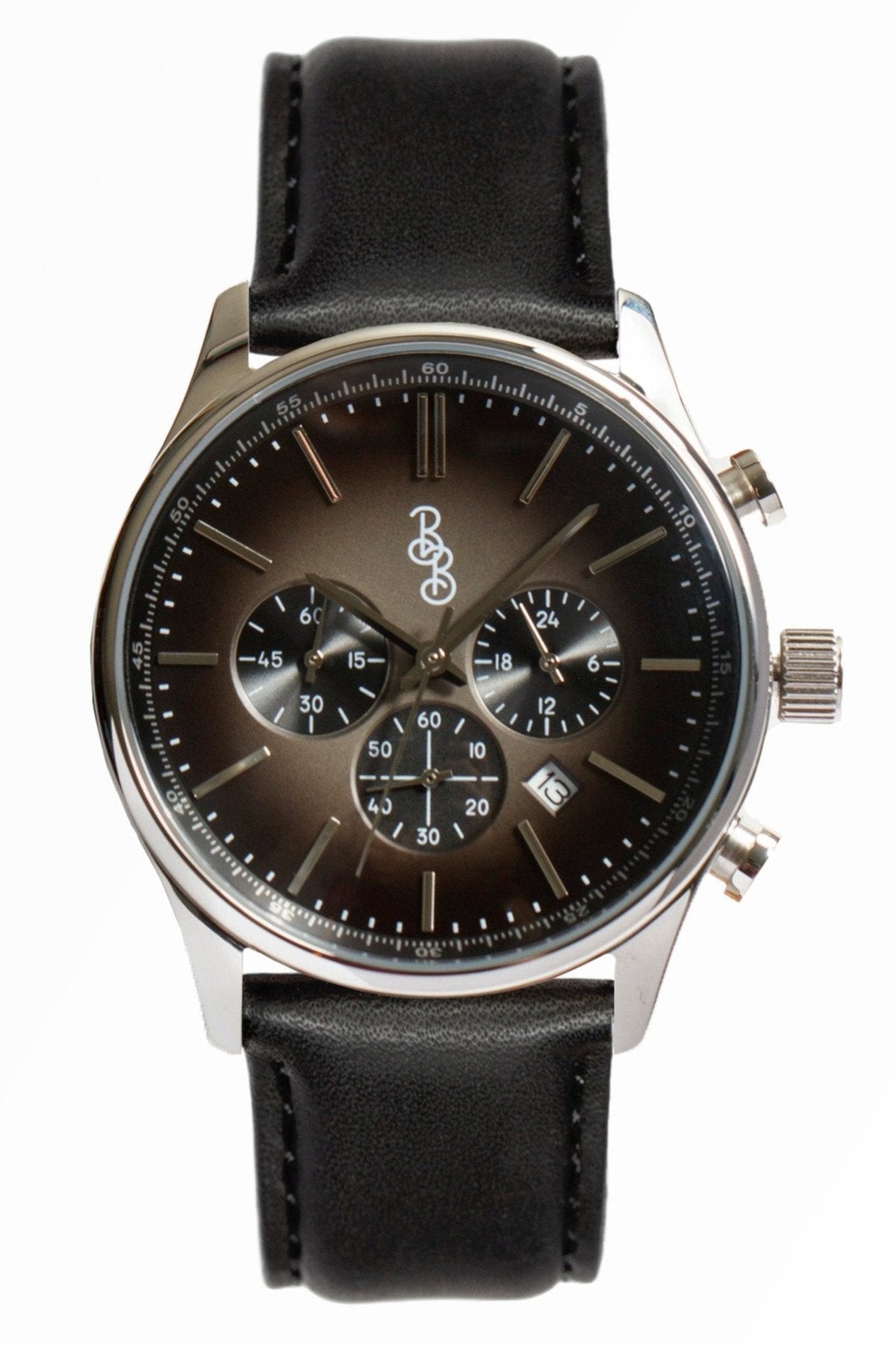 Beyond Boring Watch Company Men's Retro Chronograph - Gray Dial - 100m