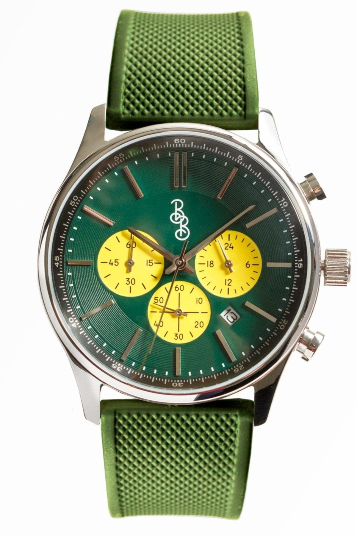 Beyond Boring Watch Company Men's Chronograph - Green Dial - 100m