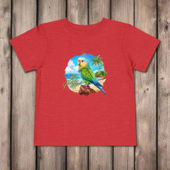Unisex Toddler Parakeet Tee For Lil' ParrotHeads