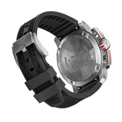 Giorgio Piola Design Men's Torque Stainless Steel Swiss Sport Chrono Watch - Black Dial/Strap - 100m