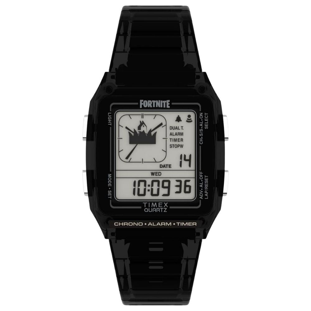 Timex Men's Fortnite - Black Dial/Strap - 30m