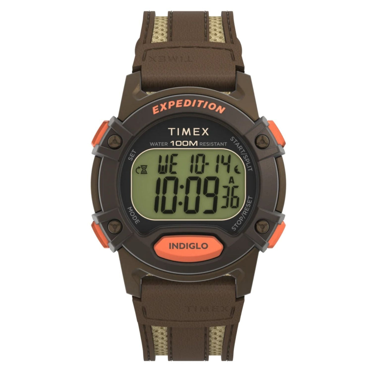 Timex Men's Expedition - Grey Dial, Brown Strap - 100m