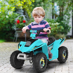 GBruno Store 6V Kids Electric ATV 4 Wheels Ride-On Toy - Blue