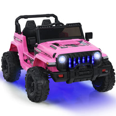 GBruno Store 12V Kids Ride-on Jeep Car with 2.4 G Remote Control - Pink