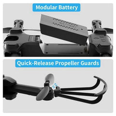 UDIRC Foldable RC Drone FPV WiFi Quadcopter w/ 720P HD Camera & 2 Batteries U73