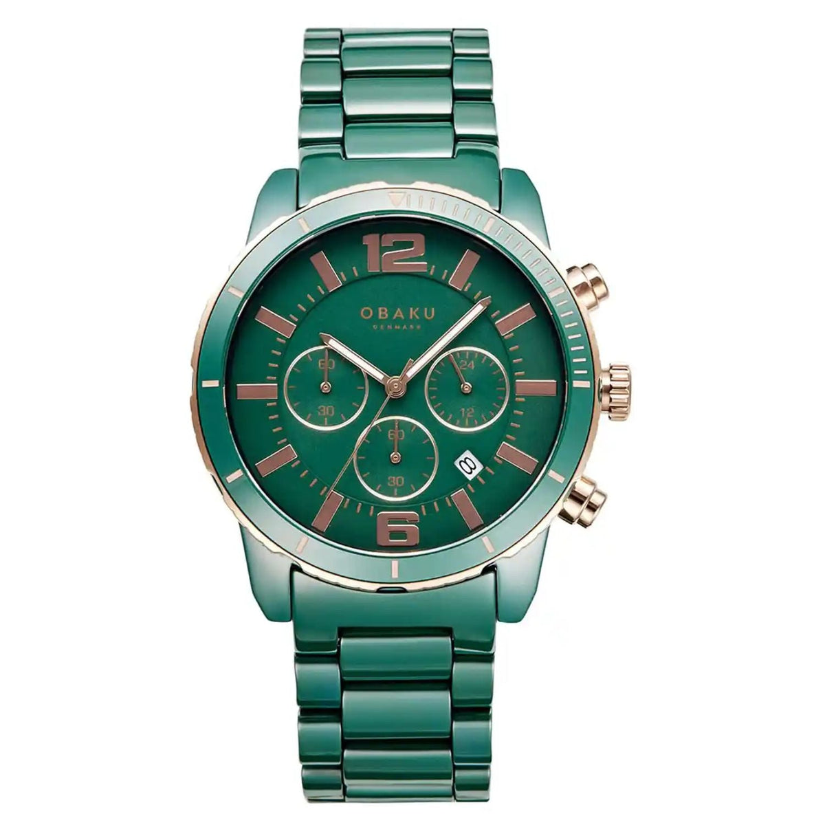 Obaku Men's Falk - Green Dial - 30m