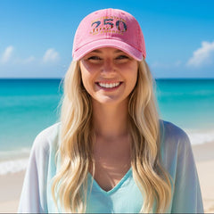 Unisex 'USA 250th' Anniversary Vintage Cotton Twill Baseball Cap