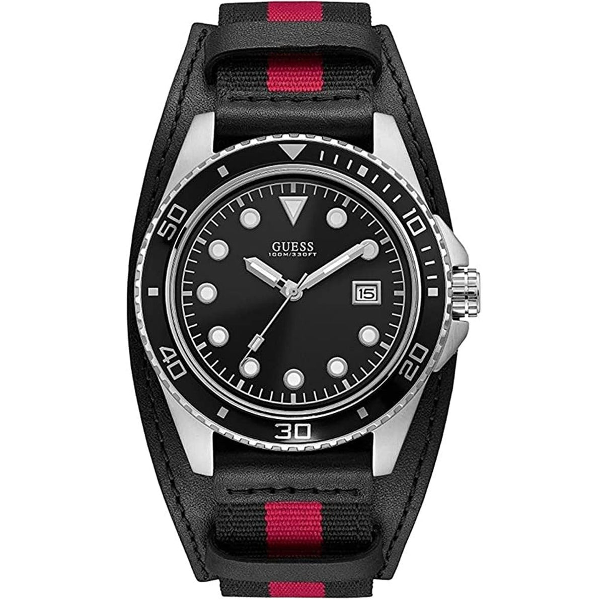 Guess Men's Classic - Black Dial/Strap - 100m