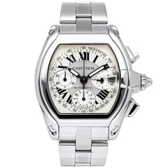 Cartier Men's Roadster - Silver Dial - 100m