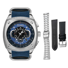 Egard Men's VI-Viking - Blue Dial - 50m